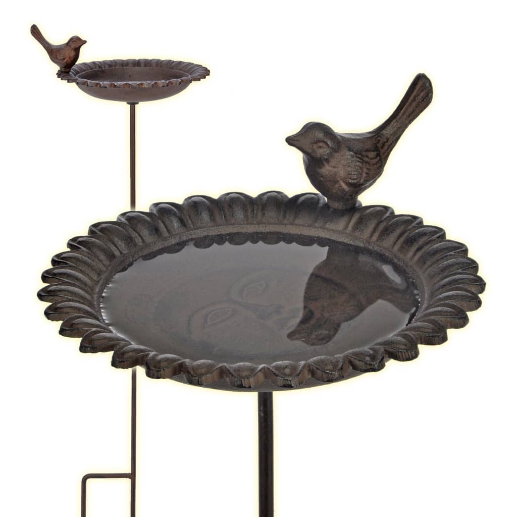 Fontaine pour oiseaux Fonte Marron