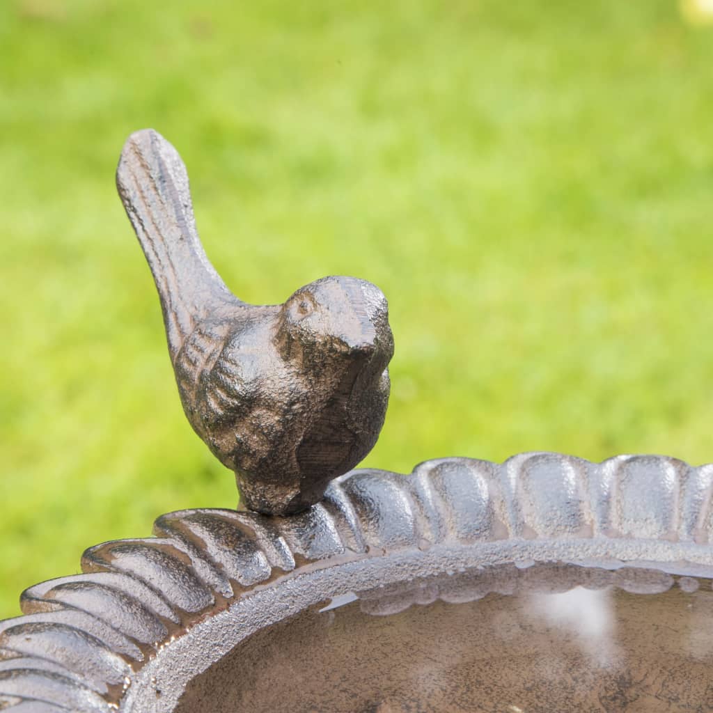 Fontaine pour oiseaux Fonte Marron