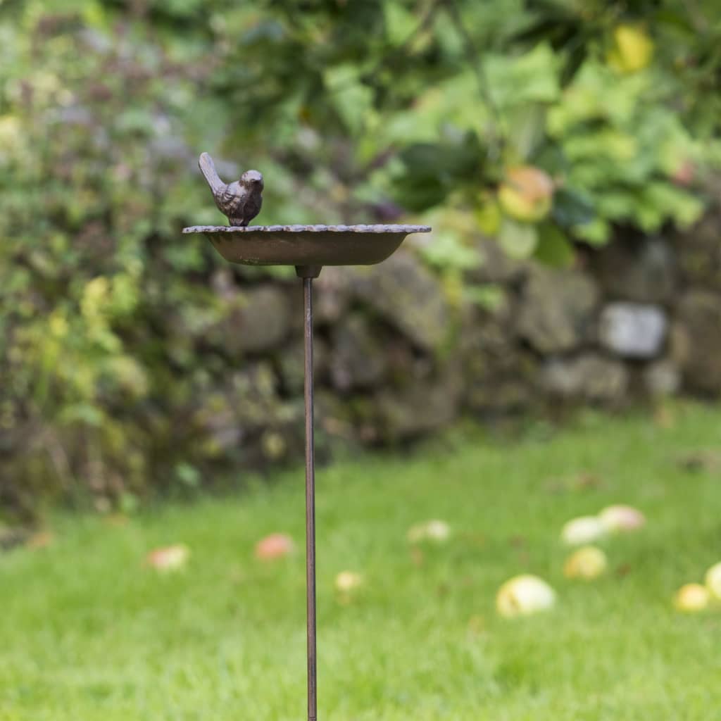 Fontaine pour oiseaux Fonte Marron