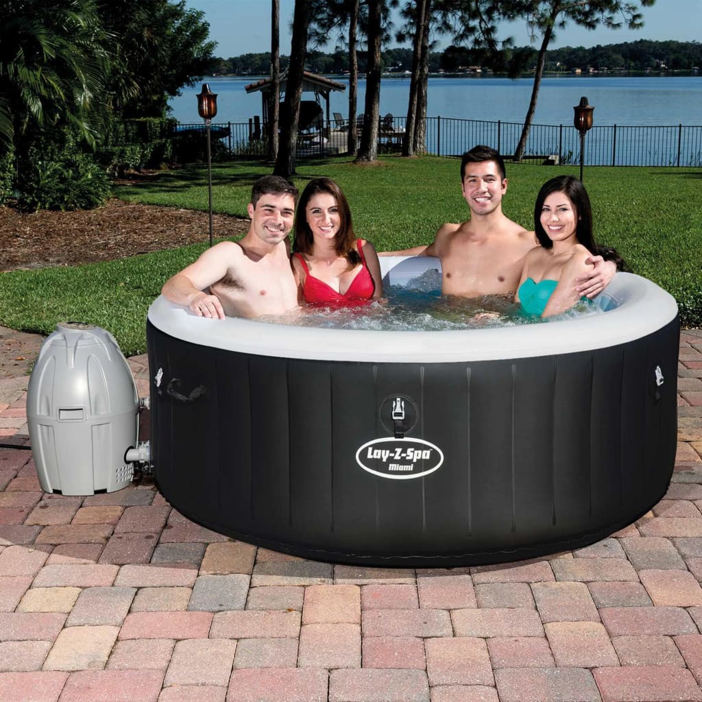 Lay-Z-Spa Cuve thermale gonflable Miami Air Jet