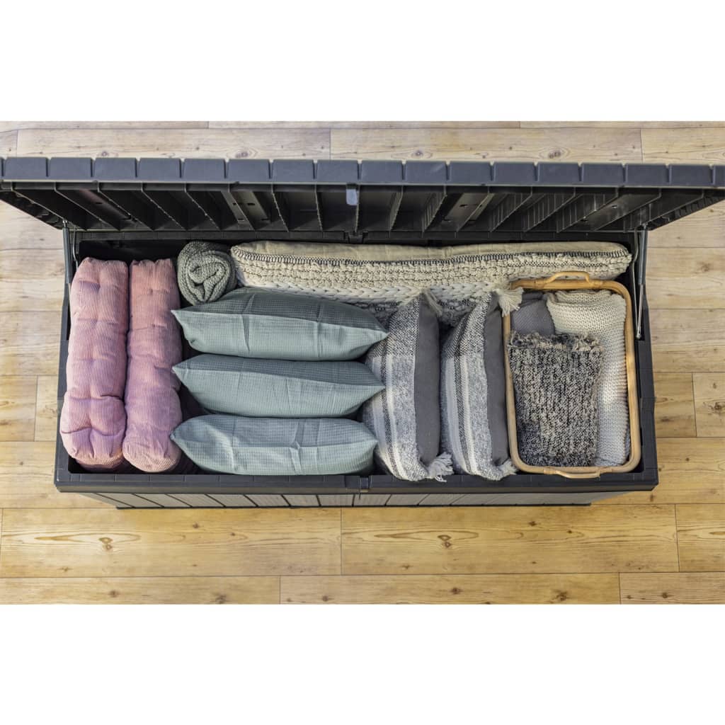Boîte de rangement de jardin Darwin 380 L Gris