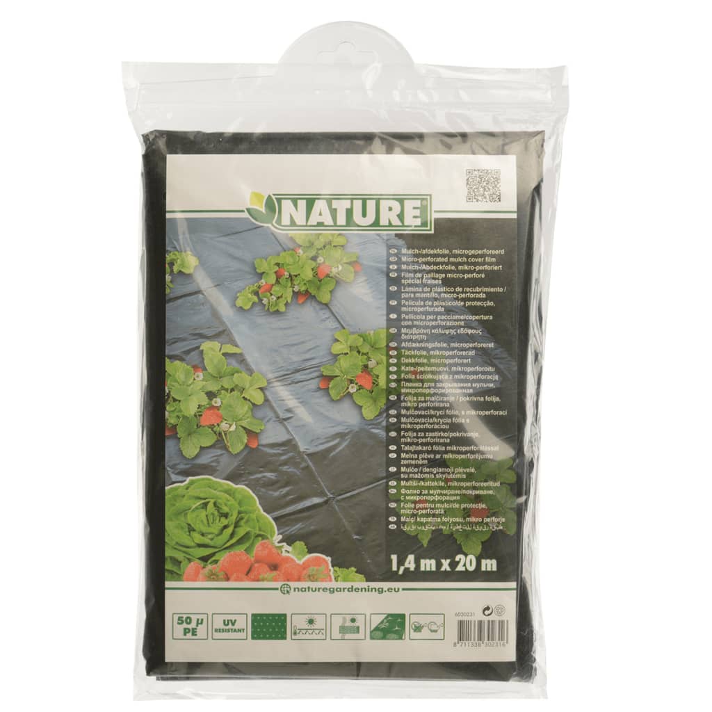 Feuille de paillis pour fraises 1,4 x 20 m 6030231