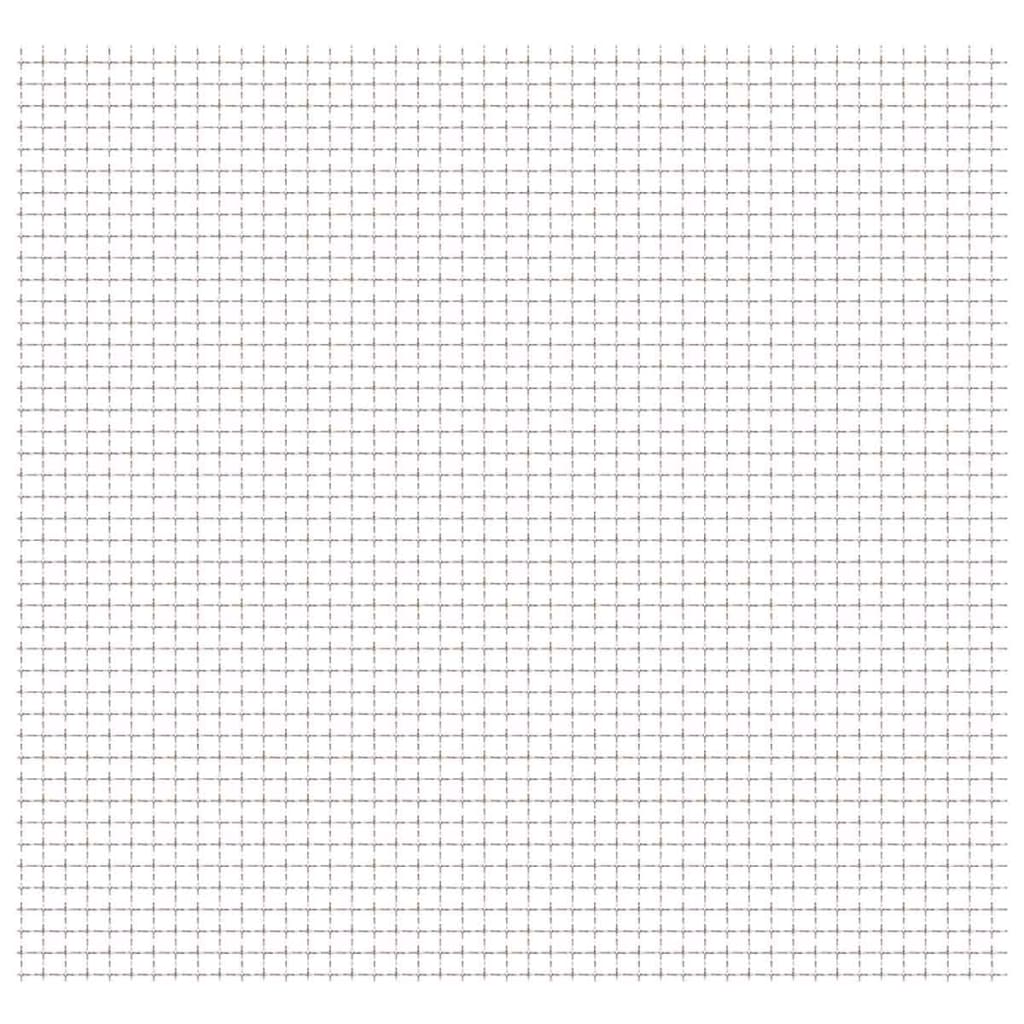 Clôture de jardin sertie Acier inoxydable 100x85 cm 11x11x2 mm