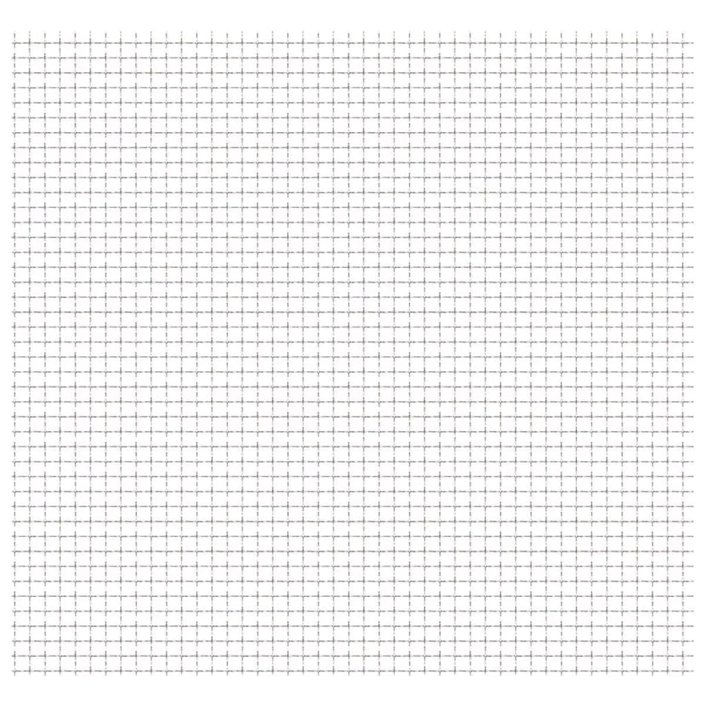 Clôture de jardin sertie Acier inoxydable 50x50 cm 31x31x3 mm