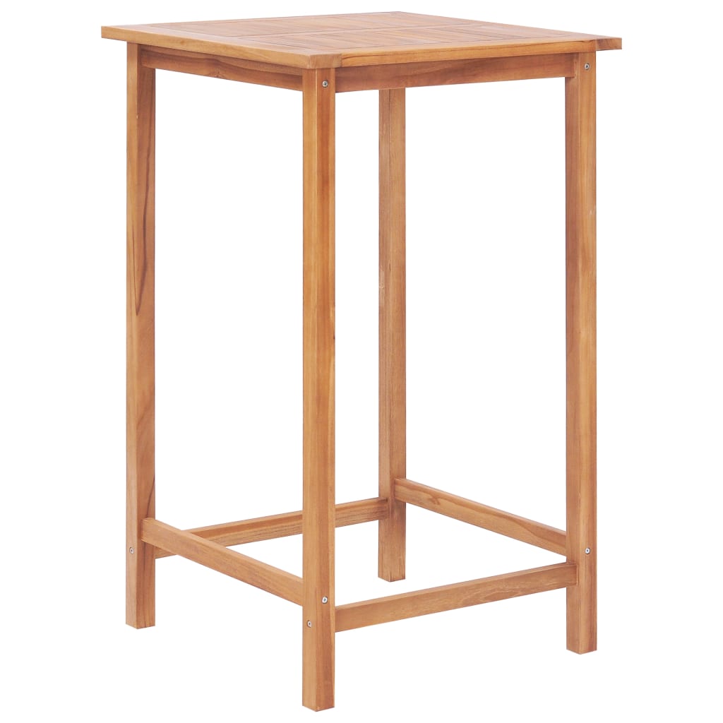 Ensemble de bar 3 pcs Bois de teck solide