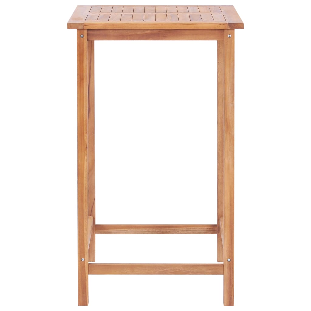 Ensemble de bar 3 pcs Bois de teck solide