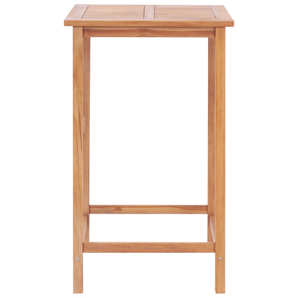 Ensemble de bar 3 pcs Bois de teck solide