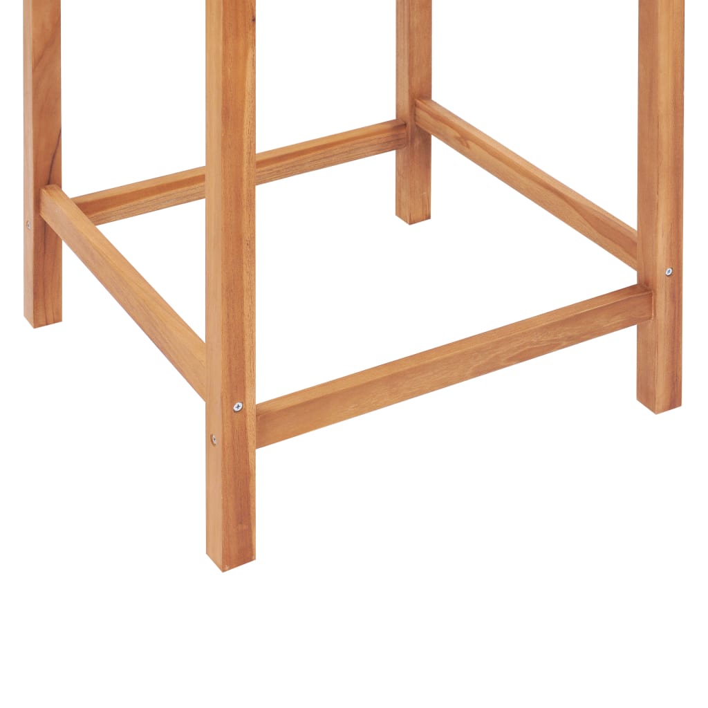 Ensemble de bar 3 pcs Bois de teck solide