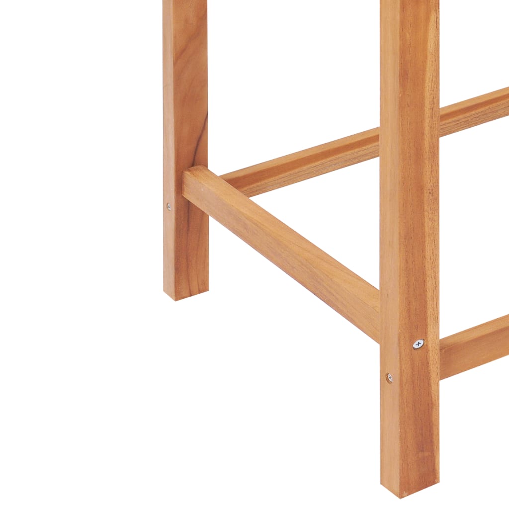 Ensemble de bar 3 pcs Bois de teck solide