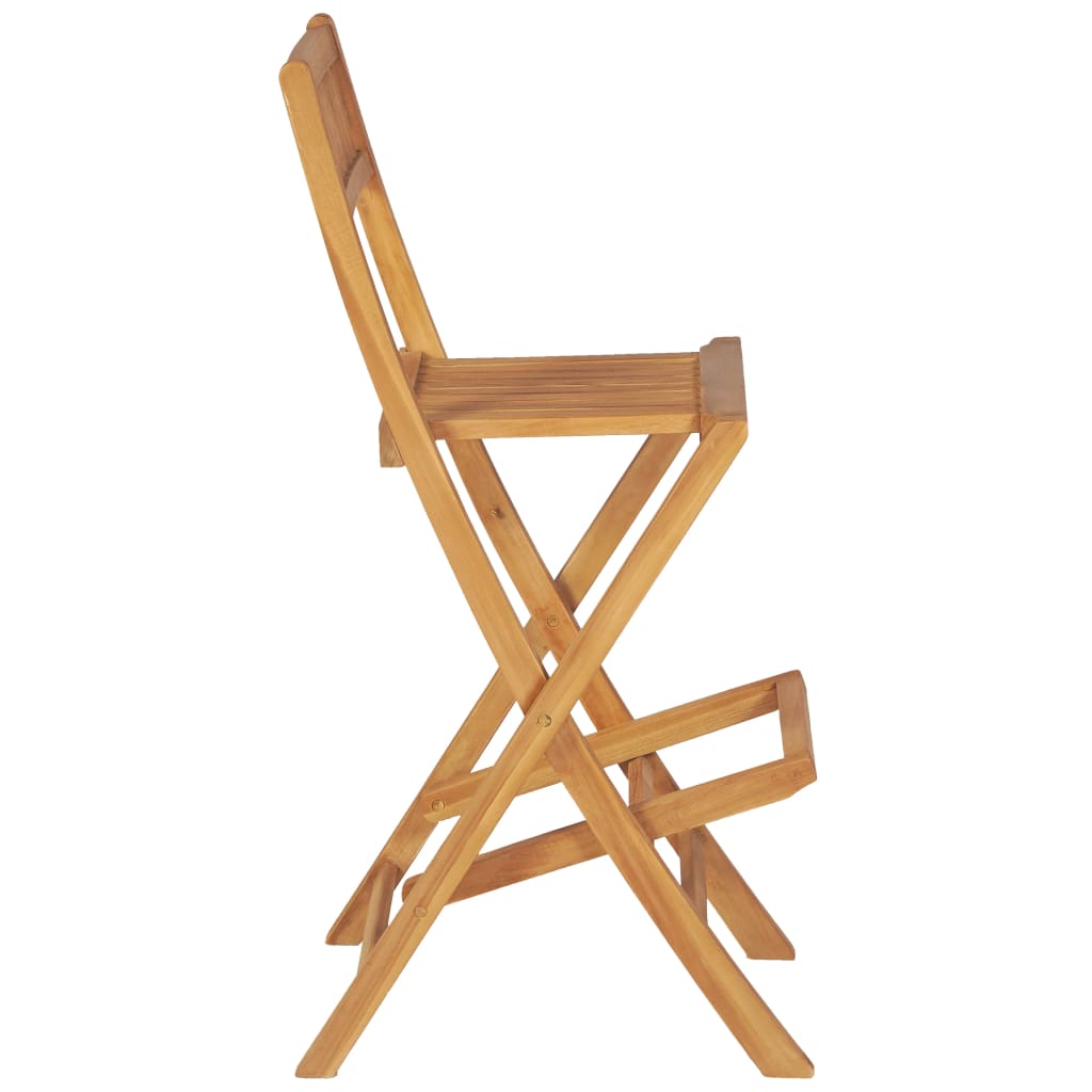 Ensemble de bar 3 pcs Bois de teck solide