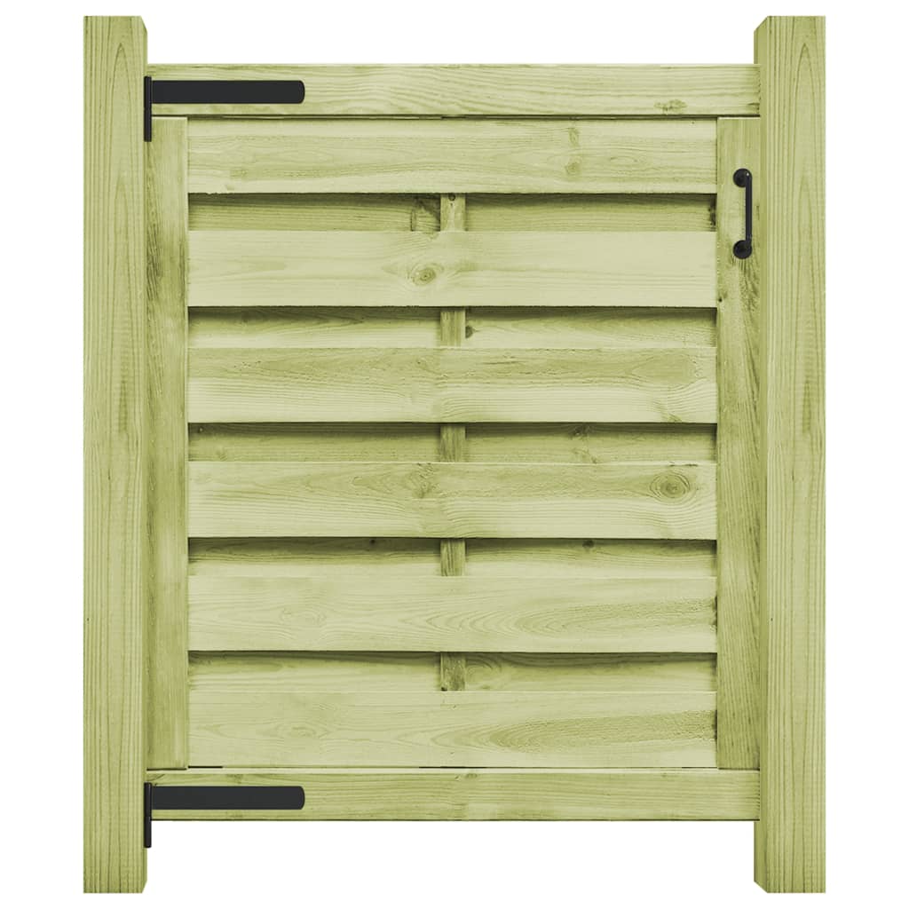 Portillon Bois de pin imprégné 100x100 cm Vert