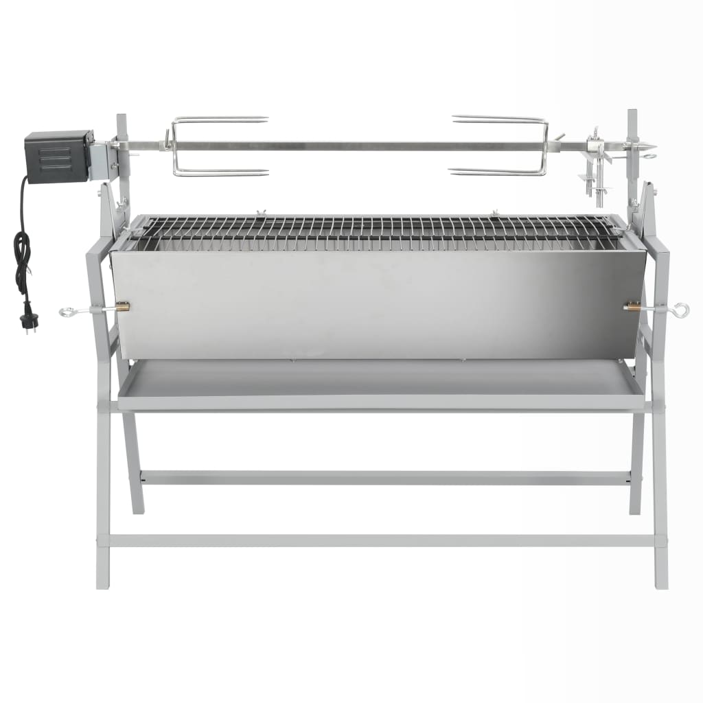 Broche à rôtir de barbecue Fer et acier inoxydable