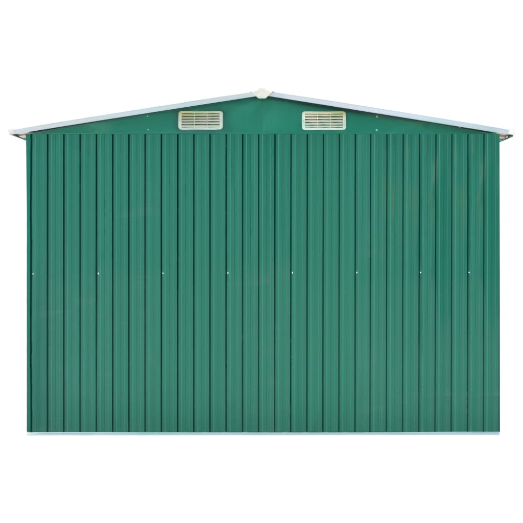 Abri de jardin Vert 257x990x181 cm Acier galvanisé