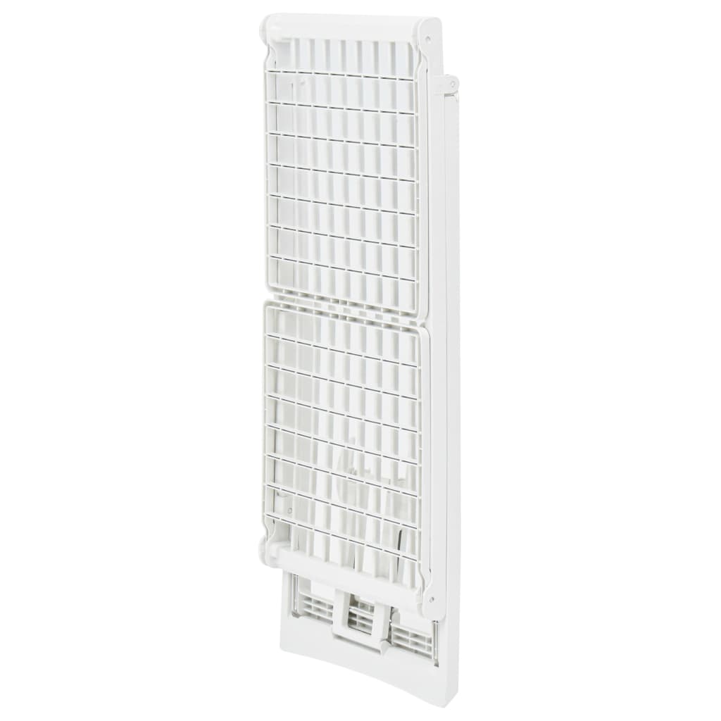 Étendoir à linge pliable Blanc Plastique