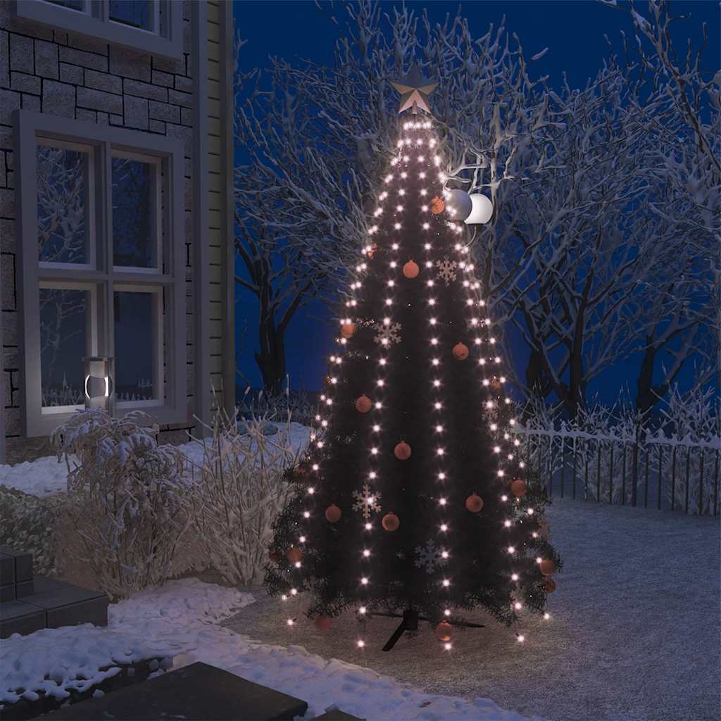 Guirlande lumineuse filet d'arbre de Noël 250 LED 250 cm