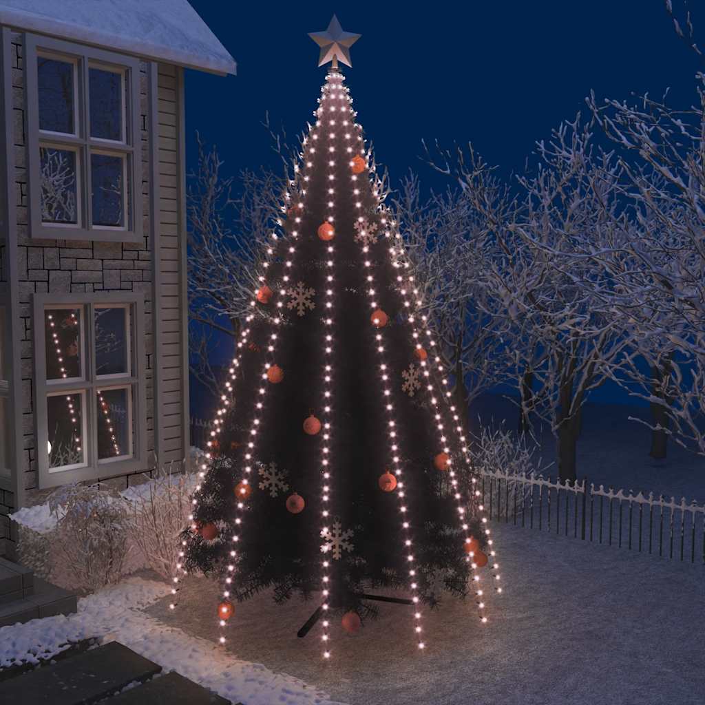 Guirlande lumineuse filet d'arbre de Noël 500 LED 500 cm