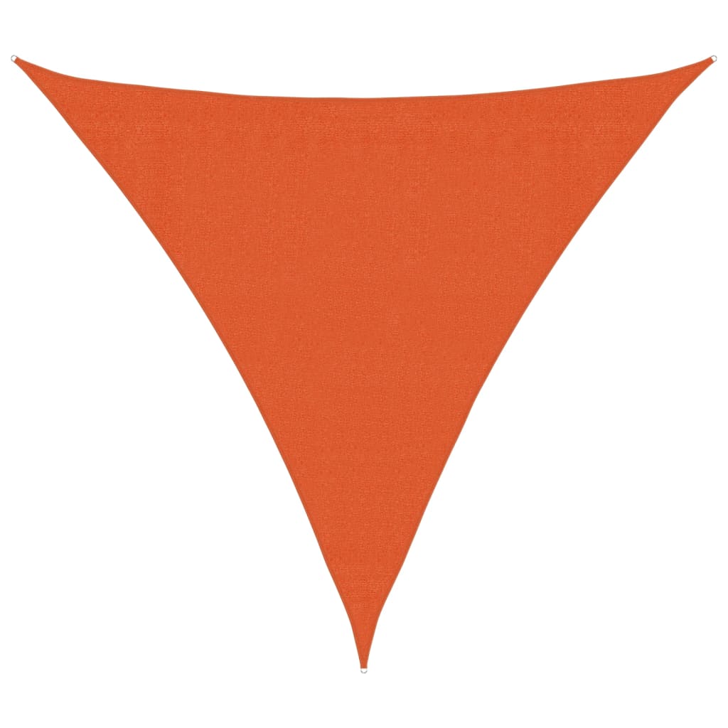 Voile d'ombrage 160 g/m² Orange 3x3x3 m PEHD