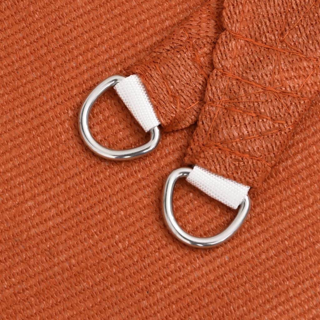Voile d'ombrage 160 g/m² Orange 3x3x3 m PEHD