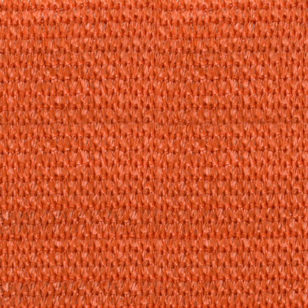Voile d'ombrage 160 g/m² Orange 3x3x3 m PEHD