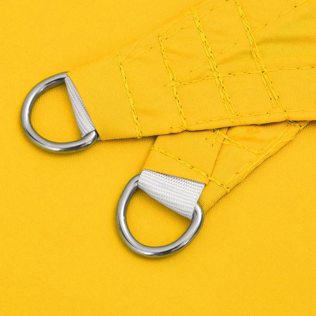 Voile de parasol tissu oxford rectangulaire 2,5x3,5 m jaune