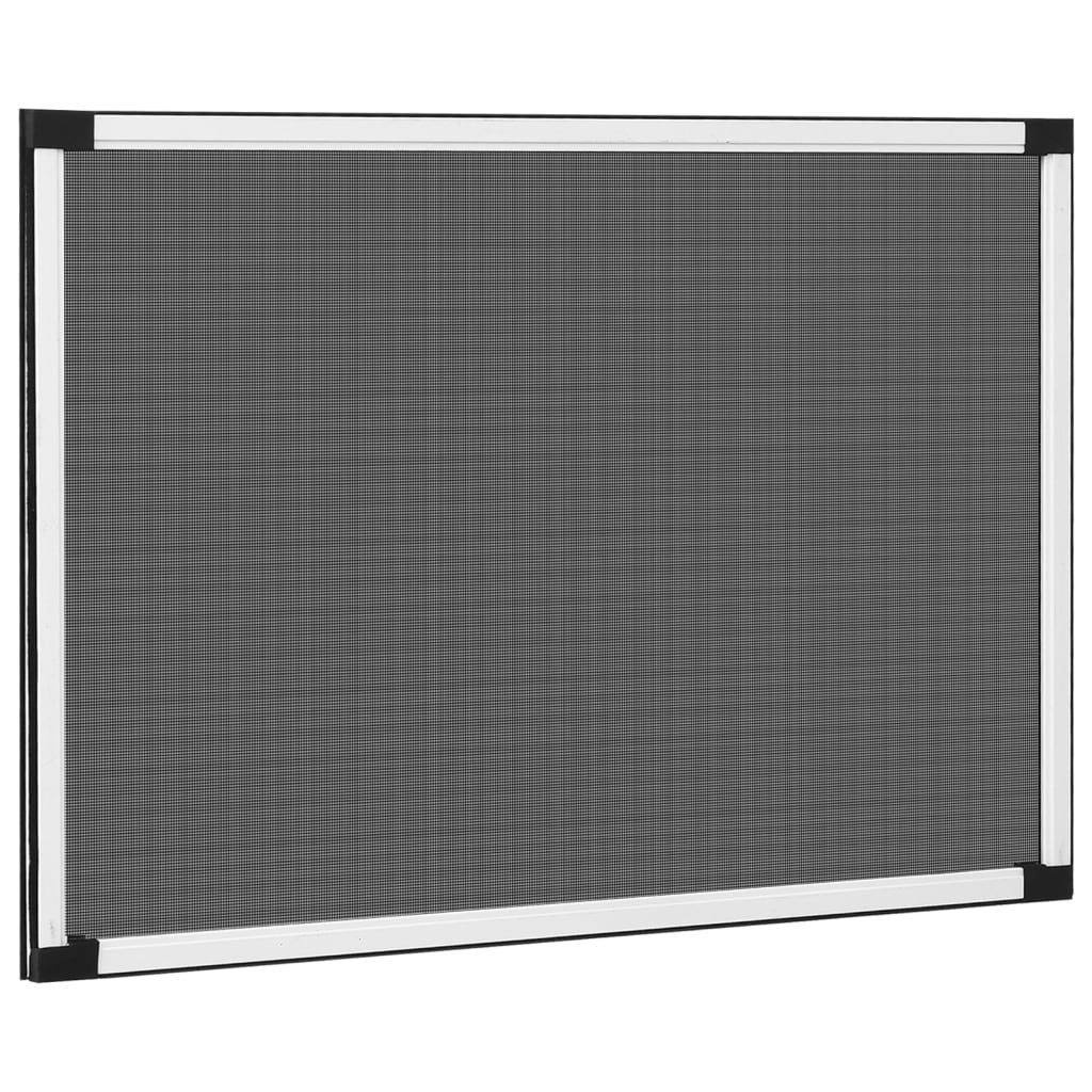 Moustiquaire extensible pour fenêtres Blanc (75-143)x50 cm