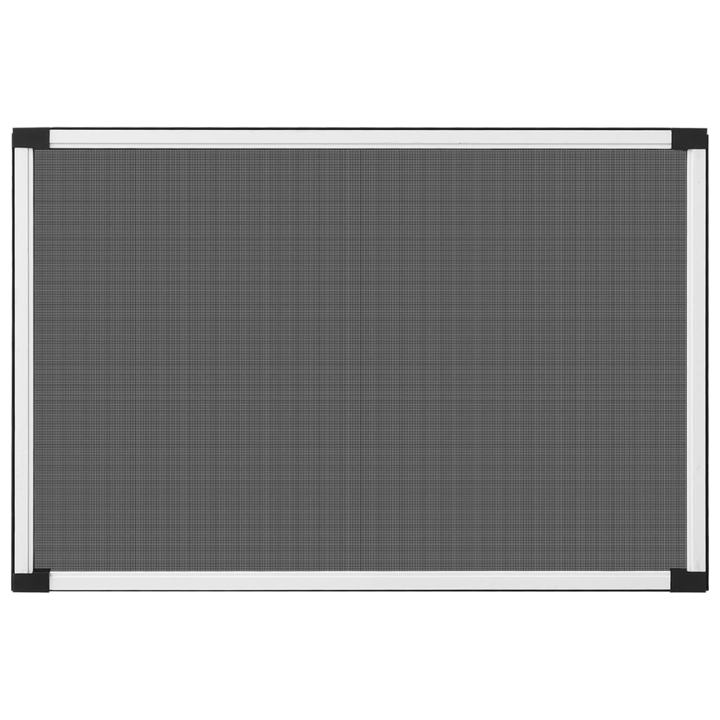 Moustiquaire extensible pour fenêtres Blanc (75-143)x50 cm