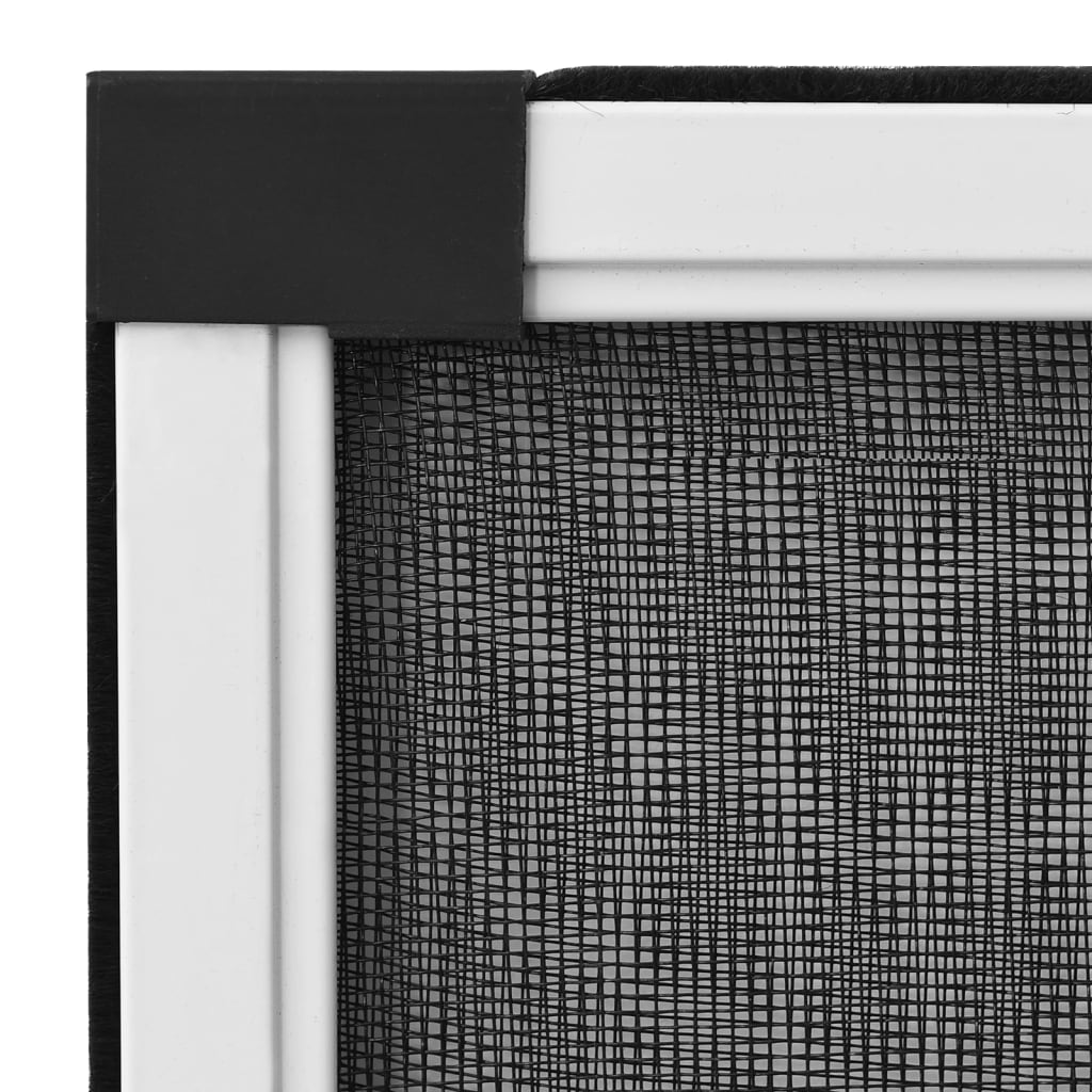 Moustiquaire extensible pour fenêtres Blanc (75-143)x50 cm