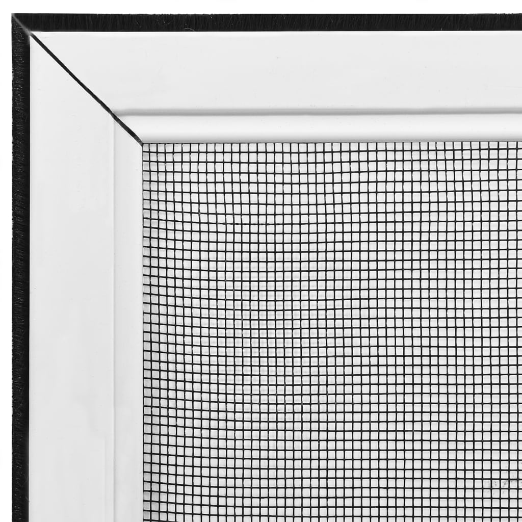 Moustiquaire extensible pour fenêtres Blanc (75-143)x50 cm