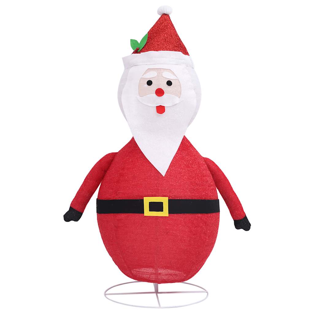 Décoration de Noël Figurine Père Noël LED Tissu de luxe 120 cm