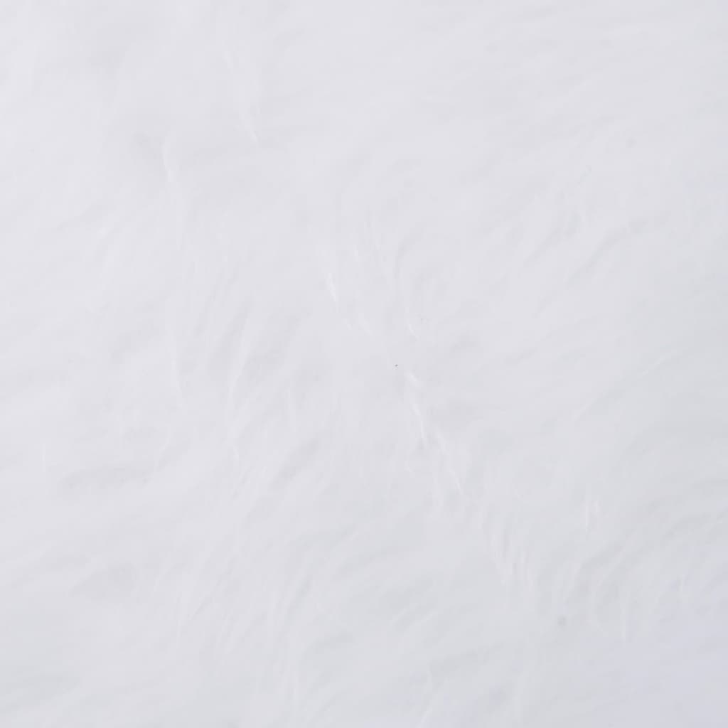 Jupe de sapin de Noël Blanc 150 cm Fausse fourrure