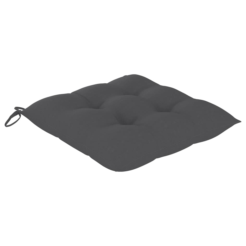 Chaises de jardin avec coussins lot de 6 Bois d'acacia massif