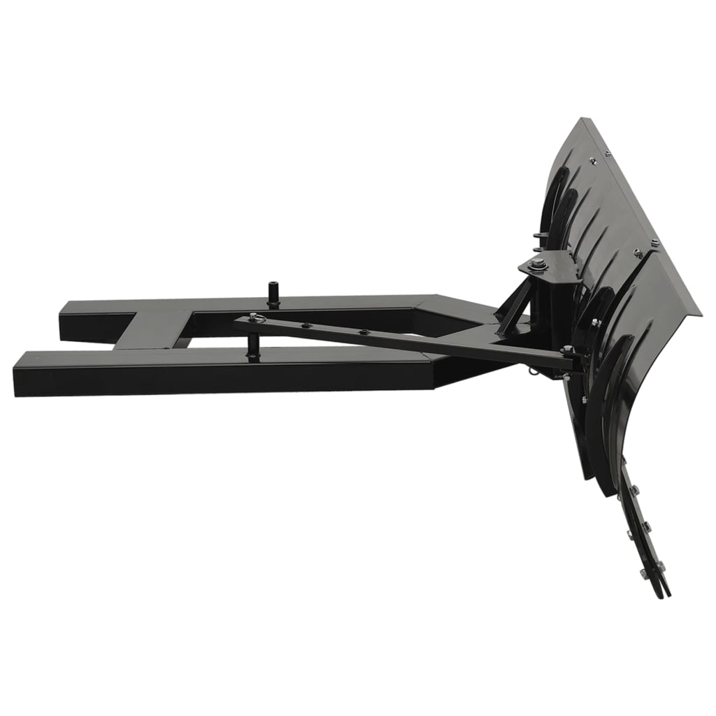 Chasse-neige pour chariot élévateur 200x48 cm Noir