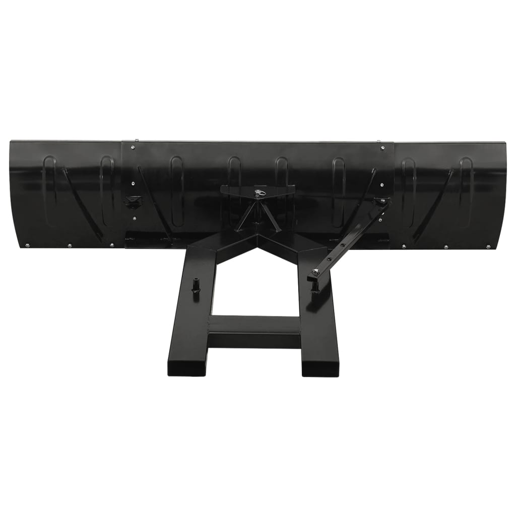 Chasse-neige pour chariot élévateur 200x48 cm Noir