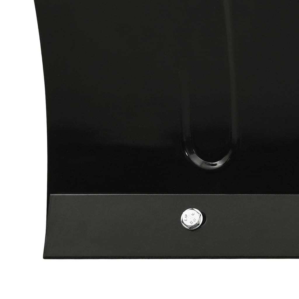 Chasse-neige pour chariot élévateur 200x48 cm Noir