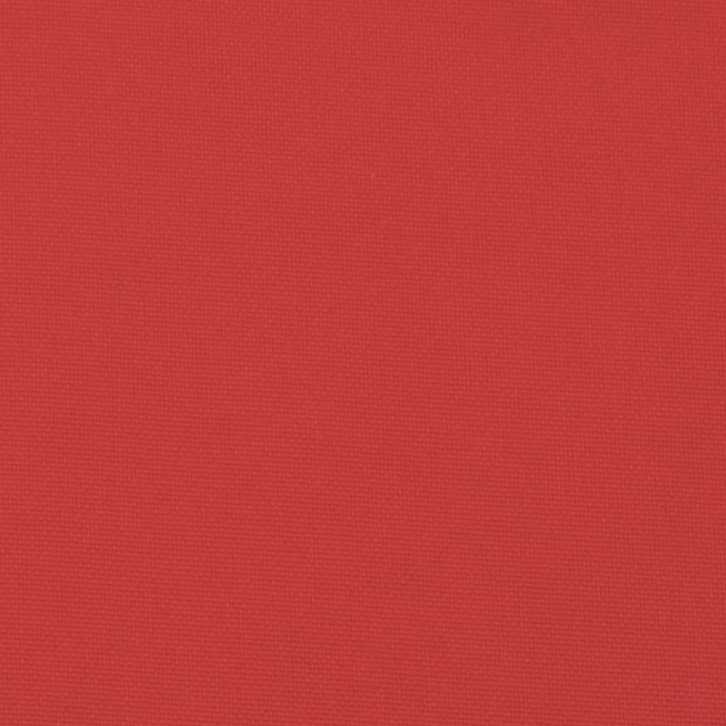 Coussins de banc jardin lot de 2 rouge 120x50x7 cm tissu Oxford