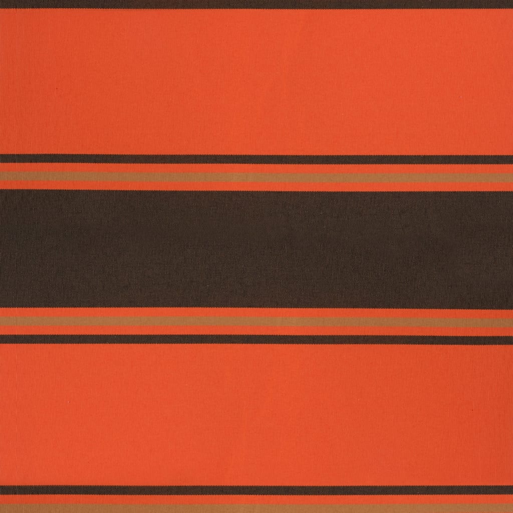 Auvent rétractable automatique orange et marron 4x3 m