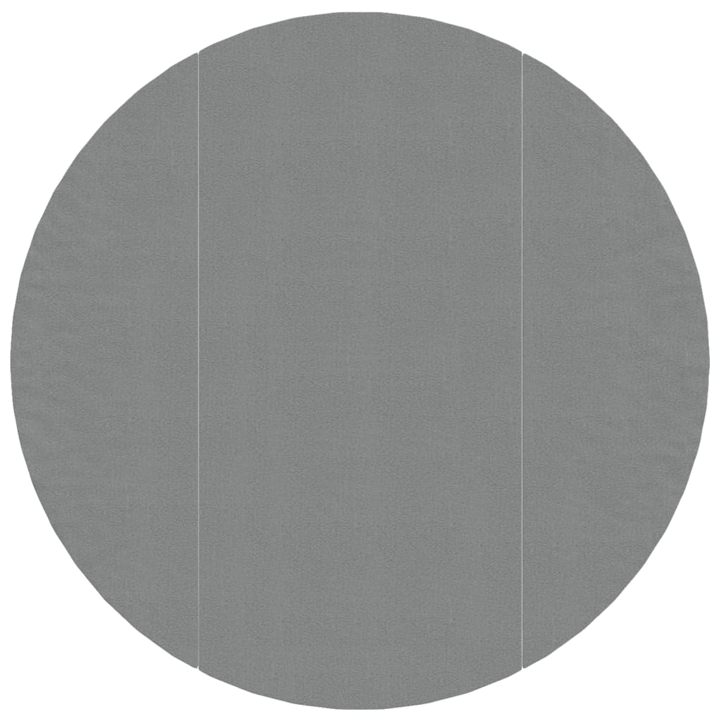 Bâche de piscine gris clair Ø366 cm géotextile polyester