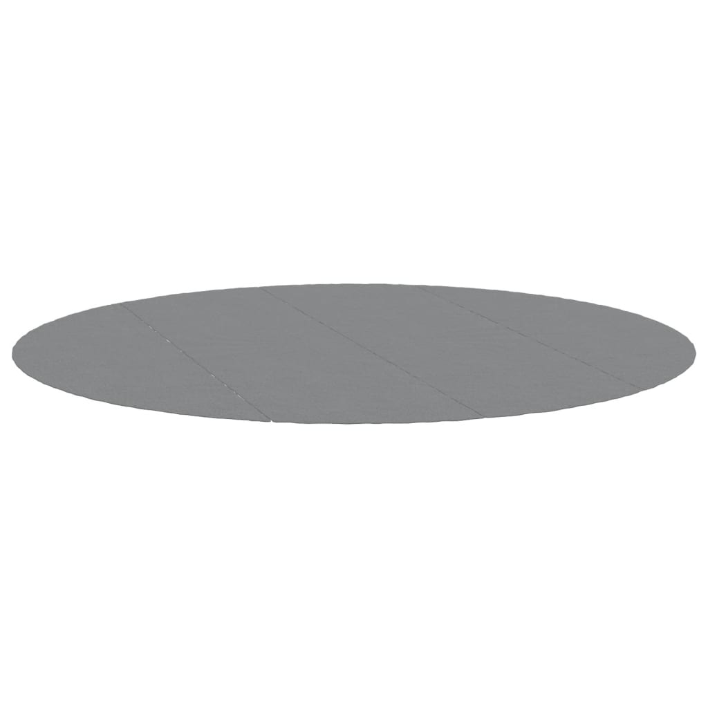 Bâche de piscine gris clair Ø428 cm géotextile polyester