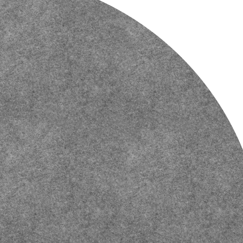 Bâche de piscine gris clair Ø428 cm géotextile polyester