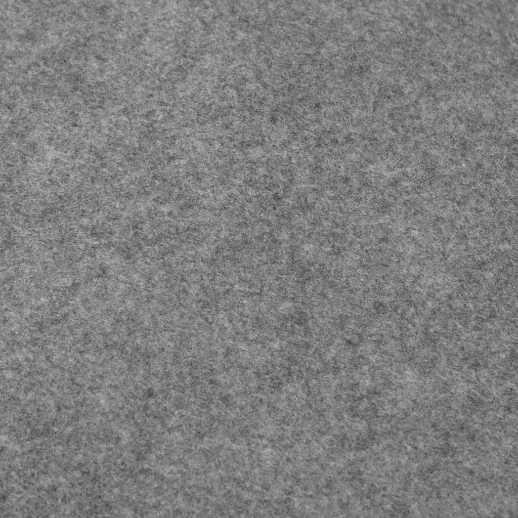 Bâche de piscine gris clair Ø428 cm géotextile polyester