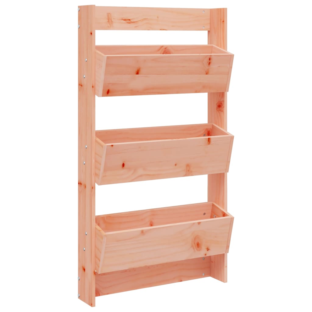 Jardinière murale 3 niveaux 60x18,5x110 cm bois douglas massif