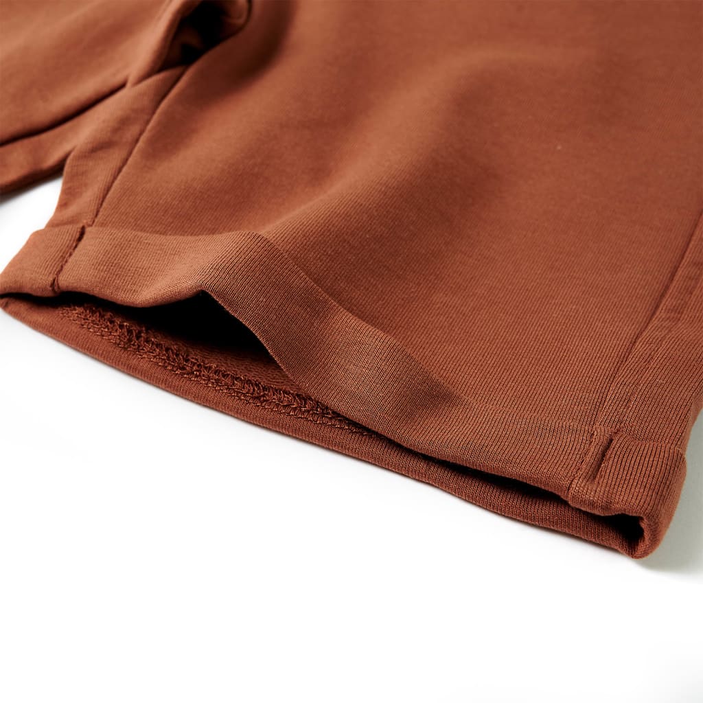 Short pour enfants avec cordon de serrage marron 92