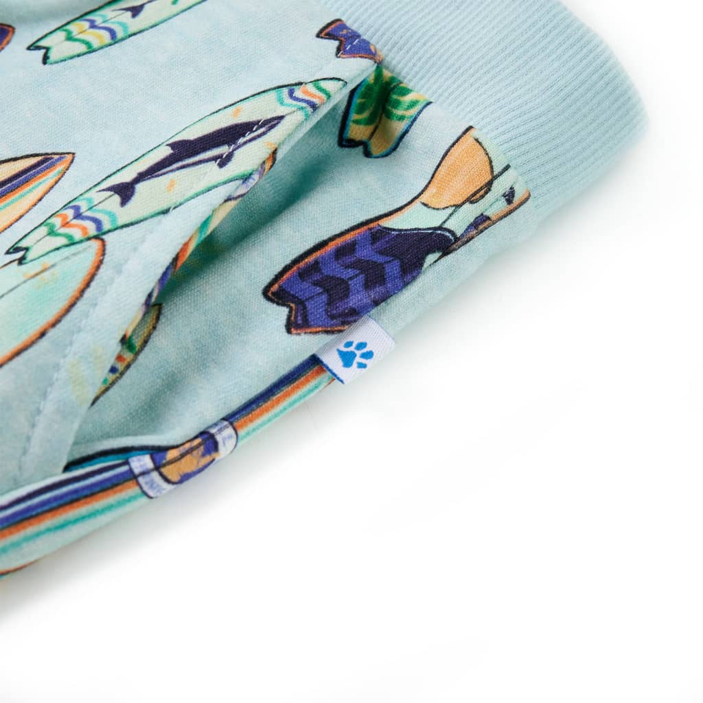 Short pour enfants à cordon de serrage mélange bleu pâle 140