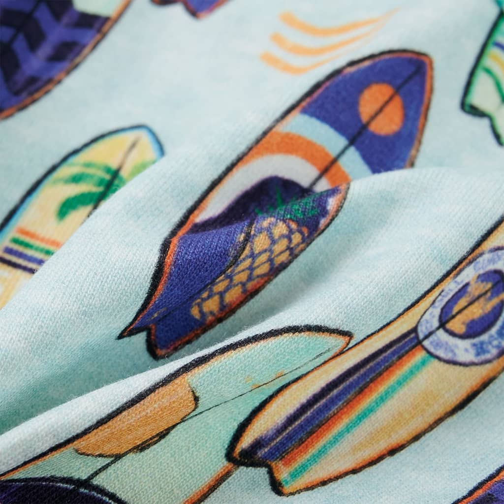 Short pour enfants à cordon de serrage mélange bleu pâle 140