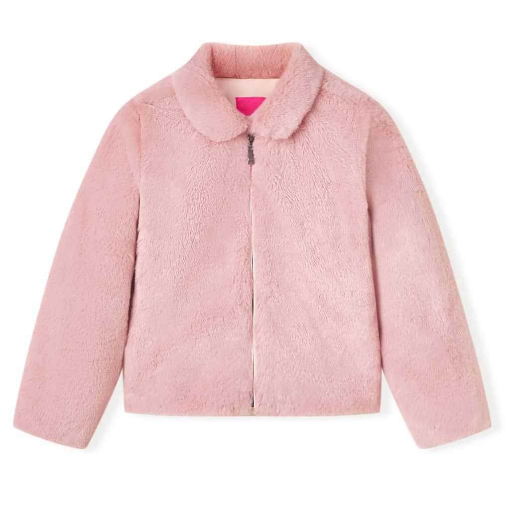 Manteau pour enfants rose 128