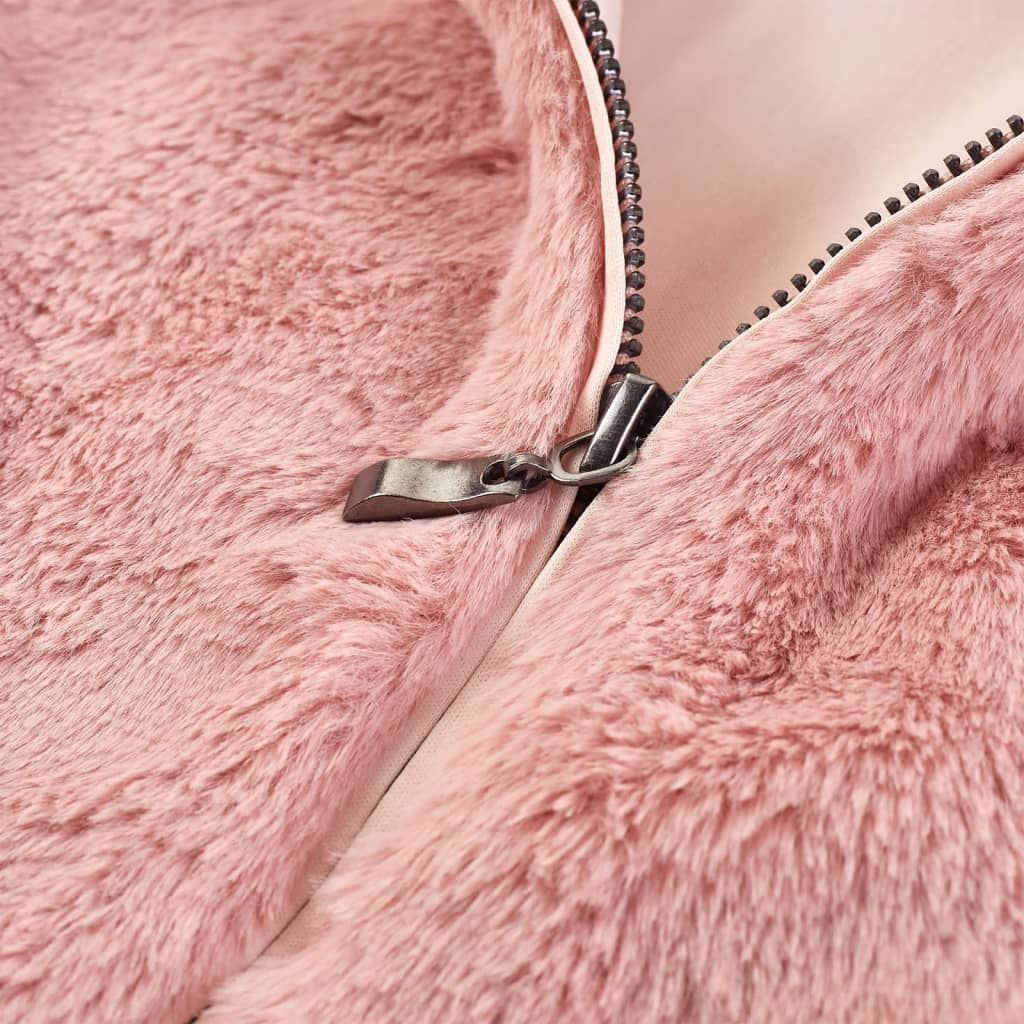 Manteau pour enfants rose 128