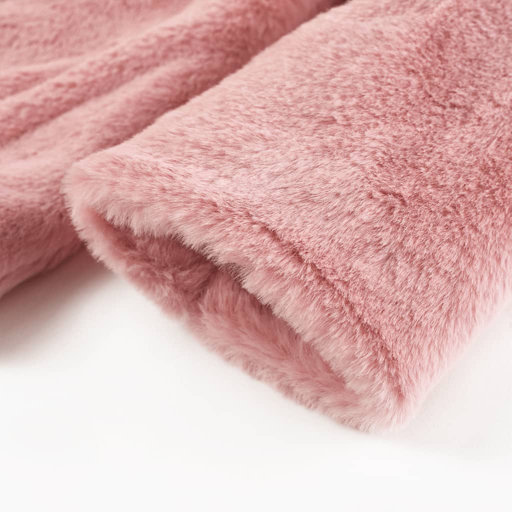 Manteau pour enfants rose 128