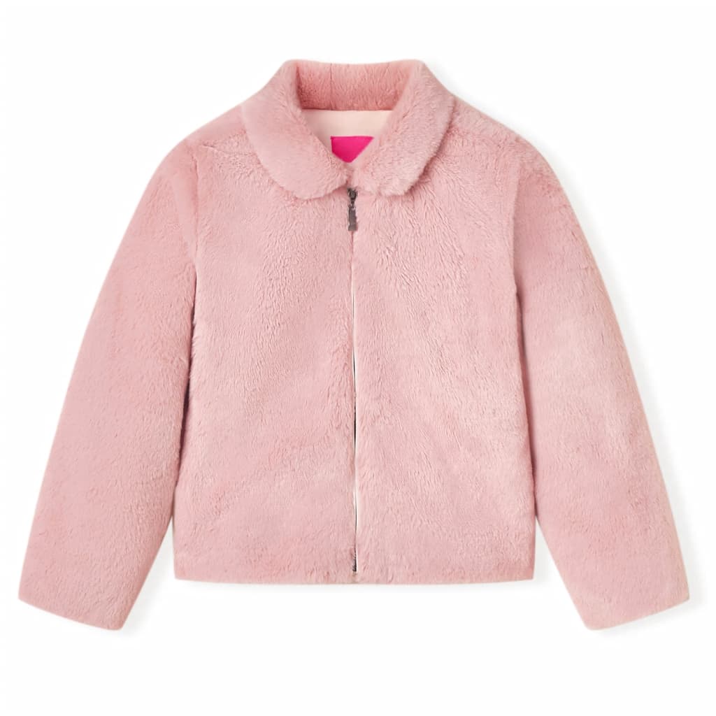 Manteau pour enfants rose 140