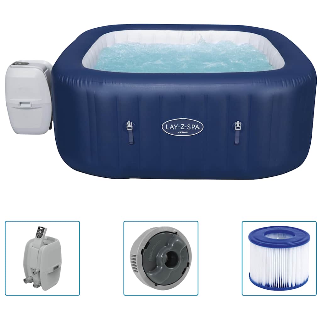 Lay-Z-Spa Bain à remous gonflable Hawaii AirJet