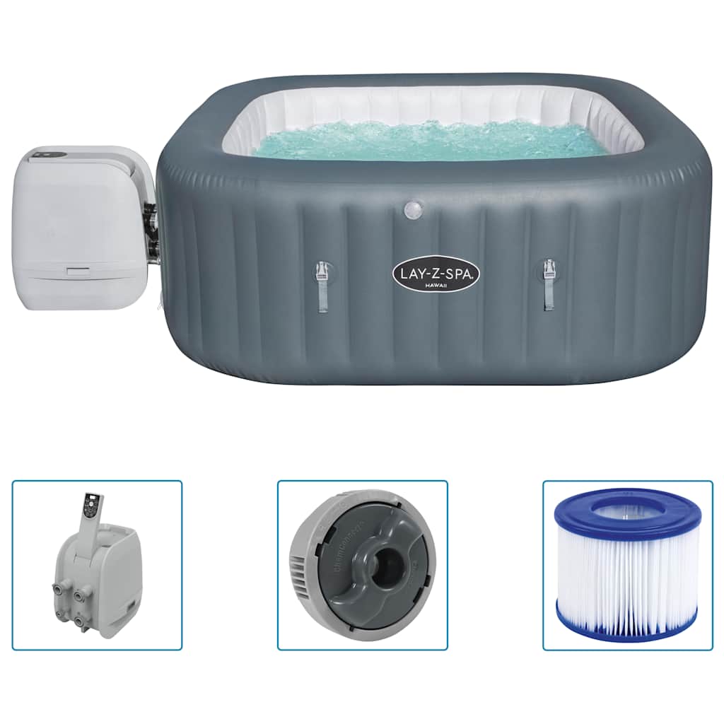 Cuve thermale gonflable Lay-Z-Spa Hawaii HydroJet Pro